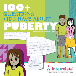 100+ Questions Kids Have About Puberty